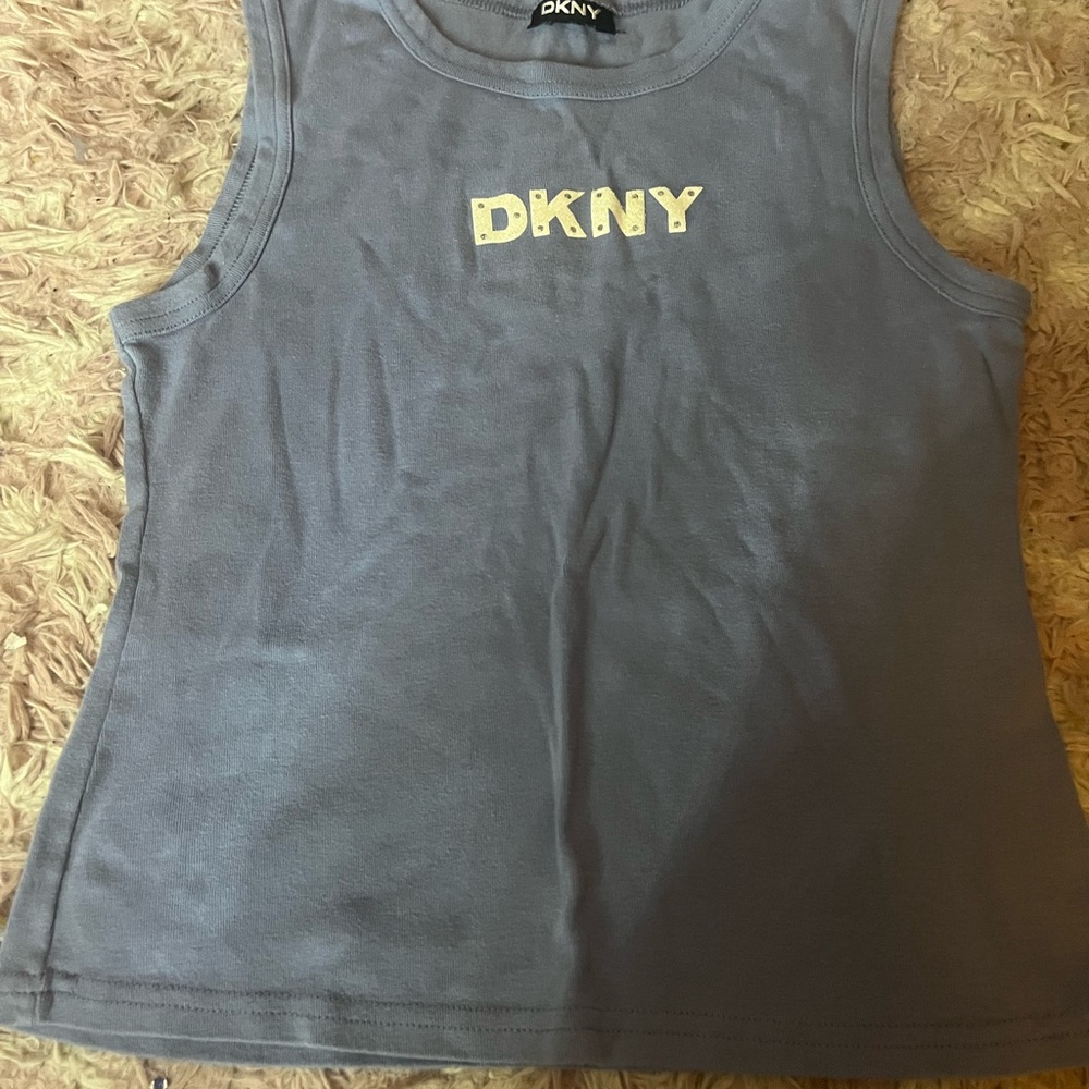 DKNY Charcoal Sleeveless Tank